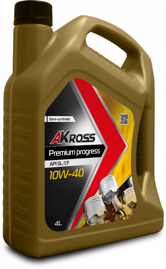 AKross Premium Progress 10W-40 SL/CF, 4л