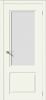 Межкомнатная Дверь Verda Квадро 2 Лайтбеж со Стеклом Сатинато 2000х600мм (Полотно 1шт) / Верда.