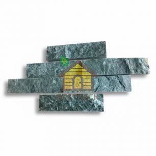 ПЛИТКА ТАЛЬКОХЛОРИТ “РВАНЫЙ КАМЕНЬ” 150x50x20 мм