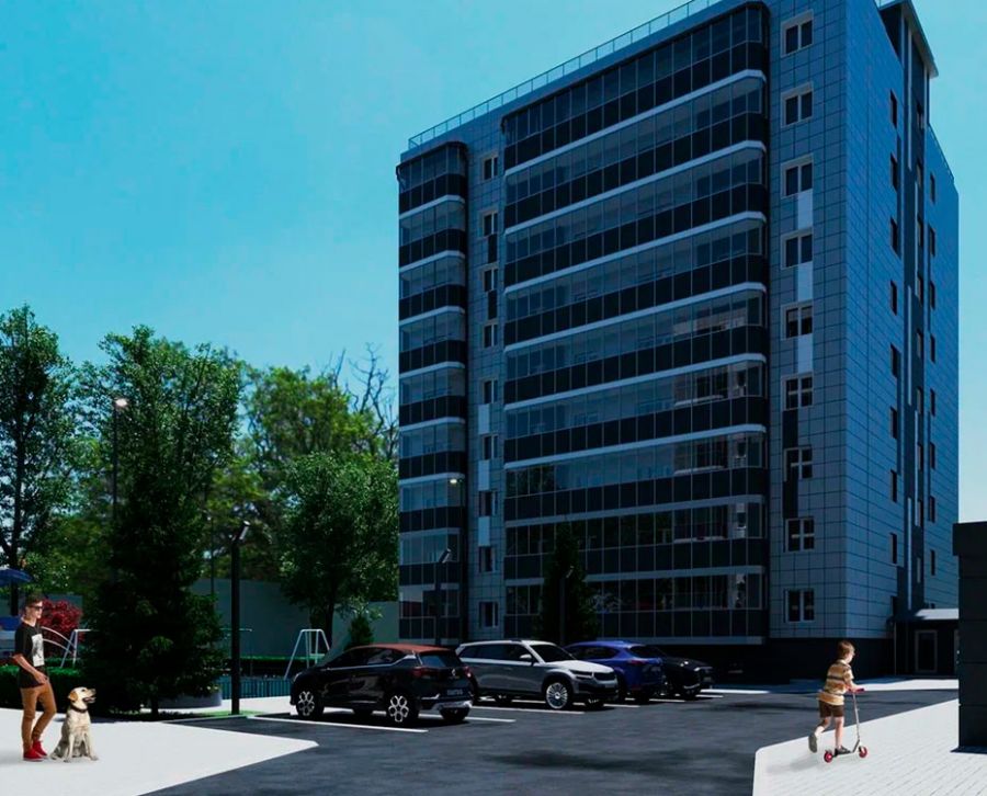 2-комнатная квартира 52,33кв.м. Трудовая, 93