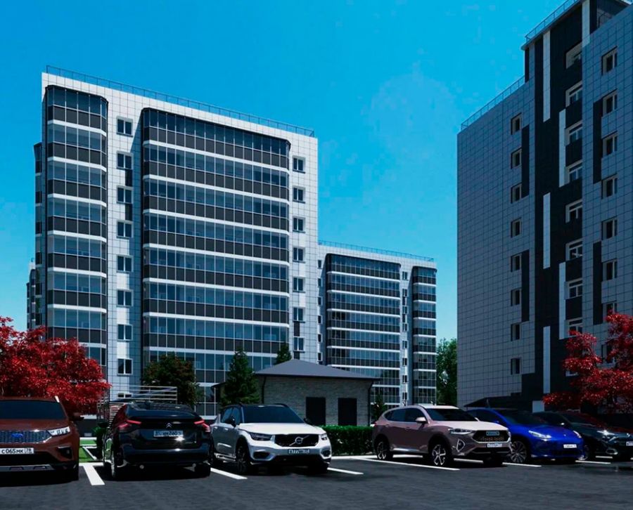 2-комнатная квартира 52,33кв.м. Трудовая, 93