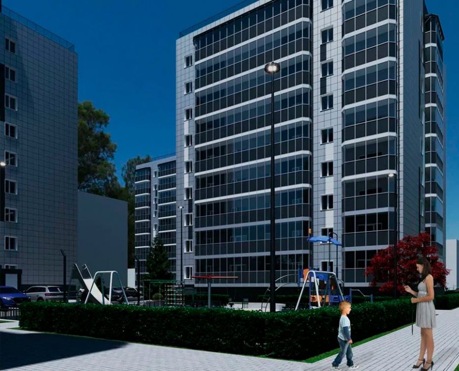 2-комнатная квартира 52,33кв.м. Трудовая, 93