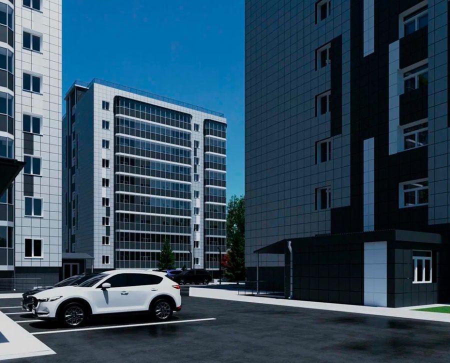 2-комнатная квартира 52,33кв.м. Трудовая, 93