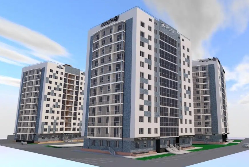 2-комнатная квартира 53,94кв.м. Генерала Тихонова 10