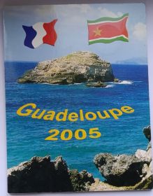 Набор монетовидных жетонов Гваделупа 2005 (8 жетонов)