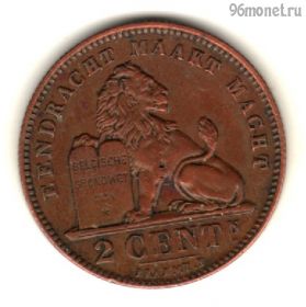Бельгия 2 сантима 1911