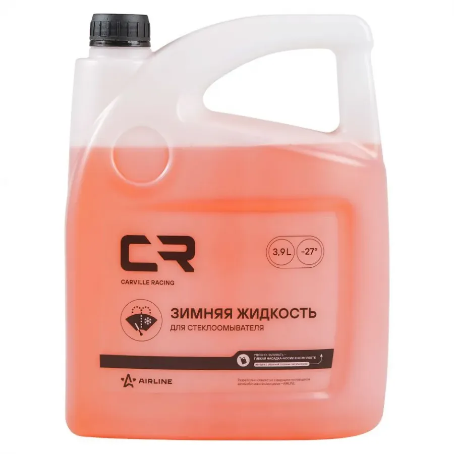 CARVILLE RACING Жидкость стеклоомывателя зимняя -27°С с ароматом грейпфрута, 3.9л