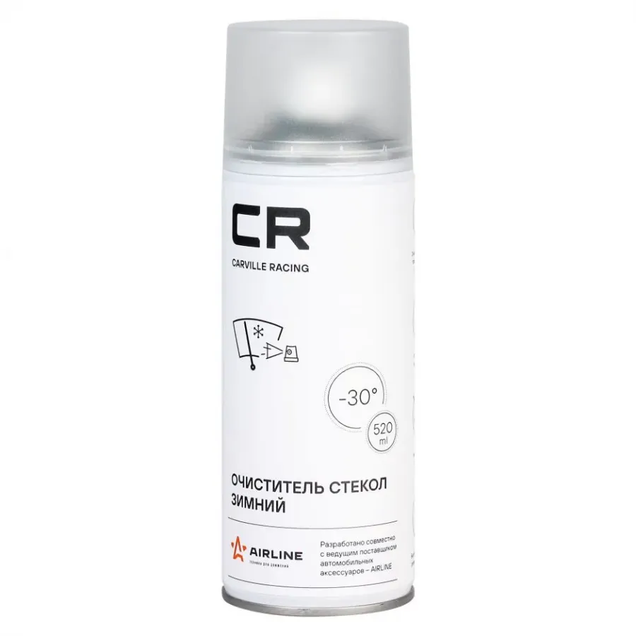 CARVILLE RACING Очиститель стекол зимний, аэрозоль, 520мл