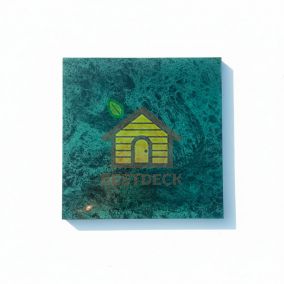 Плитка змеевик ТЕМНЫЙ полированная 300x300x10 мм