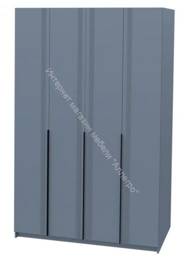 Шкаф 4-х дверный Ольга 6 со скрытыми ящиками