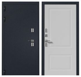 Металлическая Дверь Verda ВМ 100 терморазрыв Титан-Софт Белый,2050*860 2050*960 мм / Верда