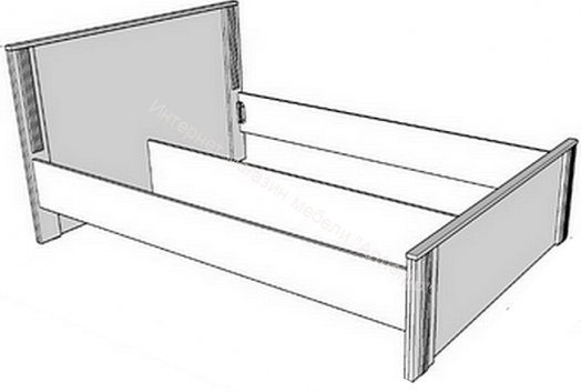 Кровать двойная Ольга 6 (1400х2000)