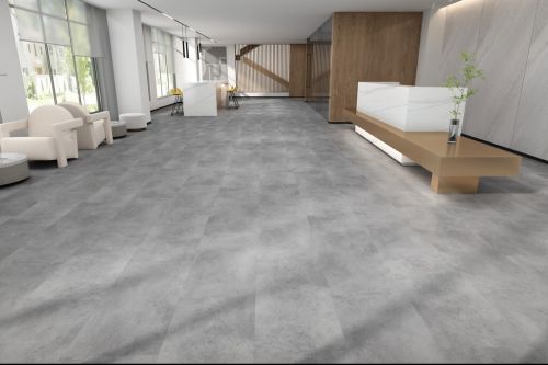 LVT плитка Evofloor Stone Glue Light Concrete - Светлый Бетон 2.5 мм