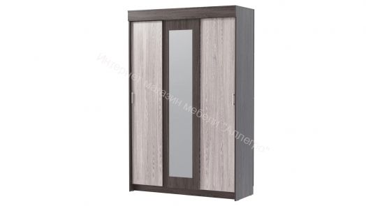 Шкаф-купе "Мираж 11" 3-х дверный с зеркалом