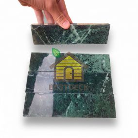 Плитка змеевик ламель 200x50x20 мм