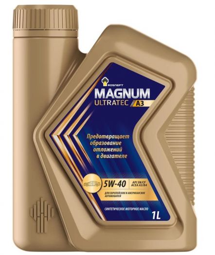 Rosneft Magnum Ultratec A3 5W-40, 1л