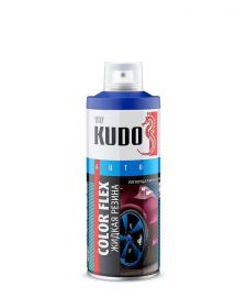 Резина Жидкая Kudo Auto Color Flex KU-5505 520мл Голубой / Кудо.