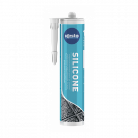 Герметик Силиконовый Kesto Silicone 310мл Светло-Серый, Безусадочный / Кесто.