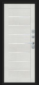 Входная Дверь Bravo Прайм/BChrome Almon/Bianco Melinga 860x2050мм Правое Открывание / Браво.