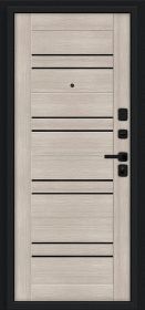 Входная Дверь Bravo Энви Букле Черное/Cappuccino Melinga 960x2050мм Левое Открывание / Браво.