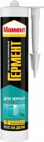 Герметик Силиконовый Момент Гермент 0.28кг для Работ с Зеркалами.