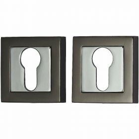 Накладка Цилиндровая Bravo A/Z-2CL BN/C Черный Никель/Хром Для Межкомнатных Дверей / Браво.