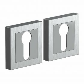 Накладка Цилиндровая Bravo A/Z-2CL SC МатХром Для Межкомнатных Дверей / Браво.