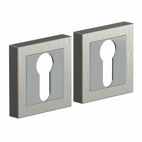 Накладка Цилиндровая Bravo A/Z-2CL SN/C МатНикель/Хром Для Межкомнатных Дверей / Браво.