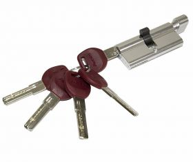 Цилиндр Bravo Avers JМ-80-С (40*40) CR Хром для Входных Дверей / Браво.