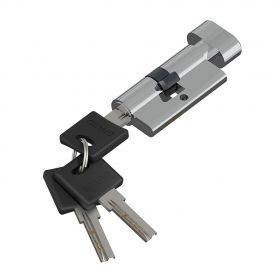 Цилиндр Симметричный Bravo AРF-60-30/30 C Хром для Межкомнатных Дверей / Браво.