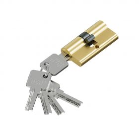 Цилиндр Симметричный Bravo KAB-6.3S 56(28/28) SGold для Межкомнатных Дверей / Браво.