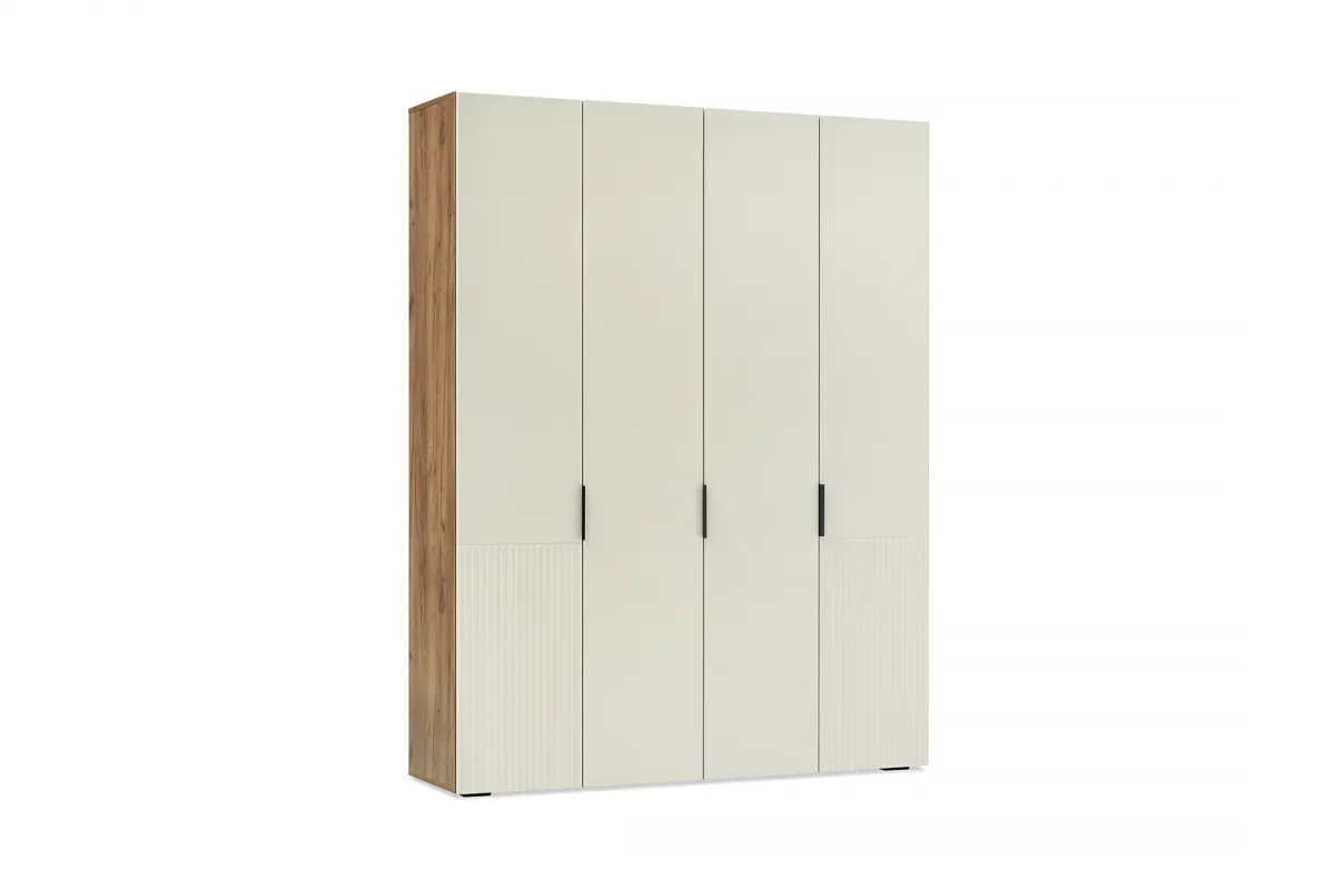 Соната ШК 04 Шкаф 4-х створчатый (Моно керамика/Дуб Крафт табачный)