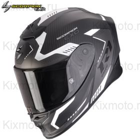 Шлем Scorpion EXO-R1 Evo Carbon Air Propel, матовый чёрно-серый