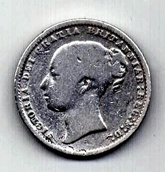 1 шиллинг 1877 Великобритания Редкий год