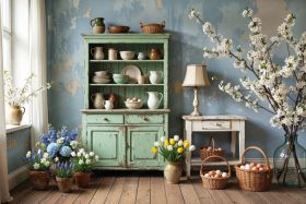 Фон стена "Easter wall №24"