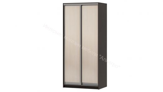 Шкаф-купе "Мираж 10.2" 2-х дверный Венге/Млечный дуб