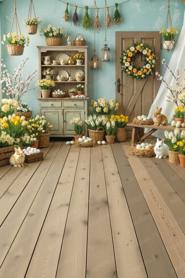 Фон стена "Easter wall №31"