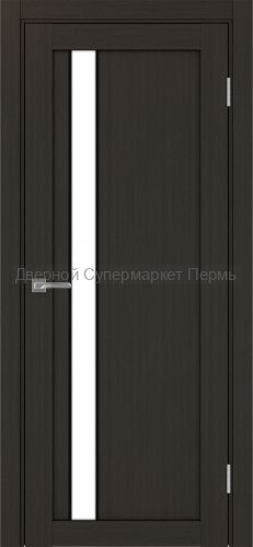 Турин_528AПП.121 молдинг алюм.чёрн. ЭКО-шпон LACбелый
