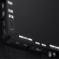 Задняя панель телевизора Samsung QE77S90F разъёмы