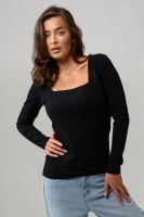 Лонгслив женский 14487 [черный]
