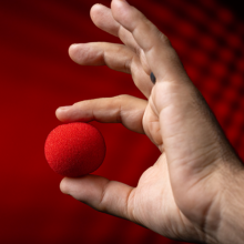 Magic Sponge Balls ОДИН ШАРИК красные  1,5" by Murphy's Magic