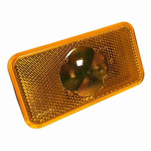 Фонарь габаритный желтый прямоуг.светод. 102х54 нуж. разъем Volvo FH12/16