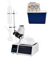 Ротационный (роторный) испаритель "МАЛЫШ" на 2 литра + Вакуумный водоструйный насос "Labdevices 3A"