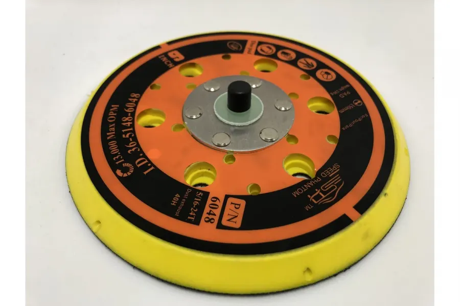 Шлифовальная опора Ø150мм сред.жёсткость, длинный крючок, 53 отв. (Mirka) Speed Phantom 150 мм