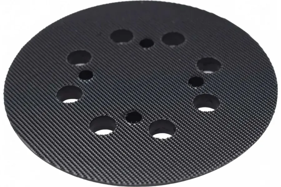 Шлифовальная опора Ø125мм сред.жёсткость, длинный крючок, 8 отв. (Dewalt)