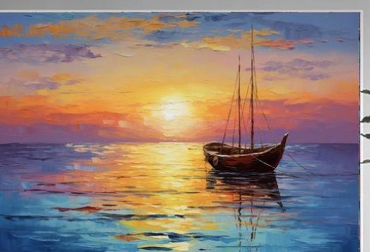 картина "Байкальский закат"