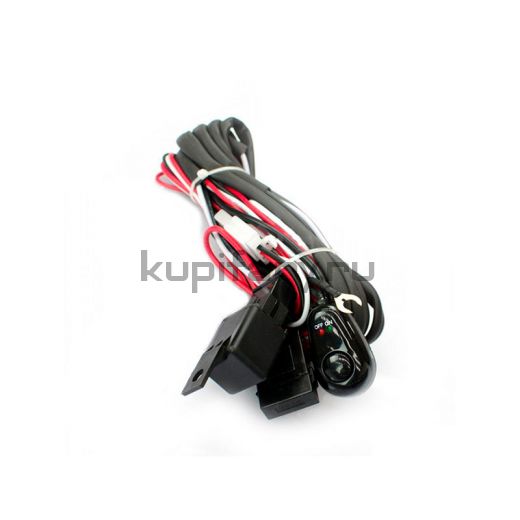 Комплект проводки на 4 подключения фар и балок без штекеров KM2586