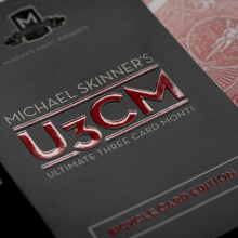 Michael Skinner's Ultimate 3 Card Monte (Red) by Murphy's Magic Supplies Inc.
