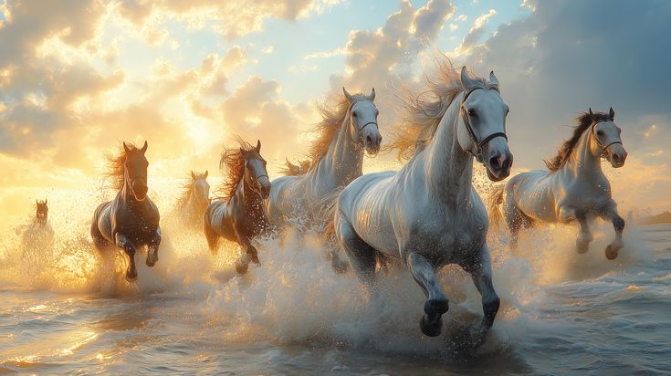 картина "Байкальский табун"