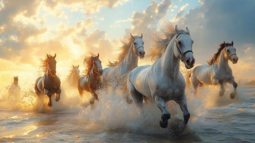 картина "Байкальский табун"